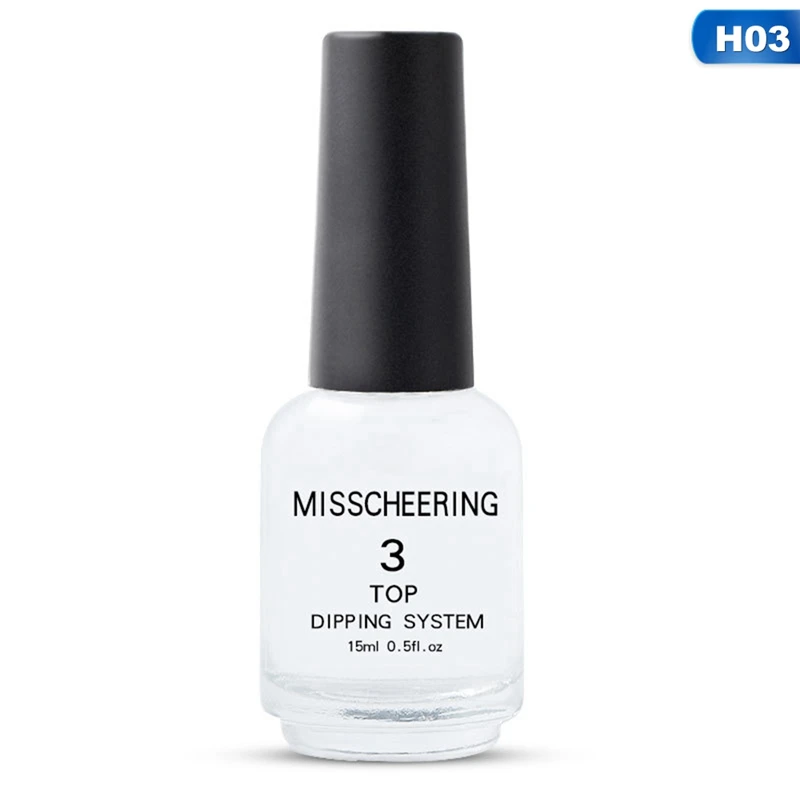 Top coat 15 мл ногтей Soak Off Цвет УФ светодиодный сухой фонда грунтовка для геля Bonder интенсивное уплотнение - Цвет: Top coat