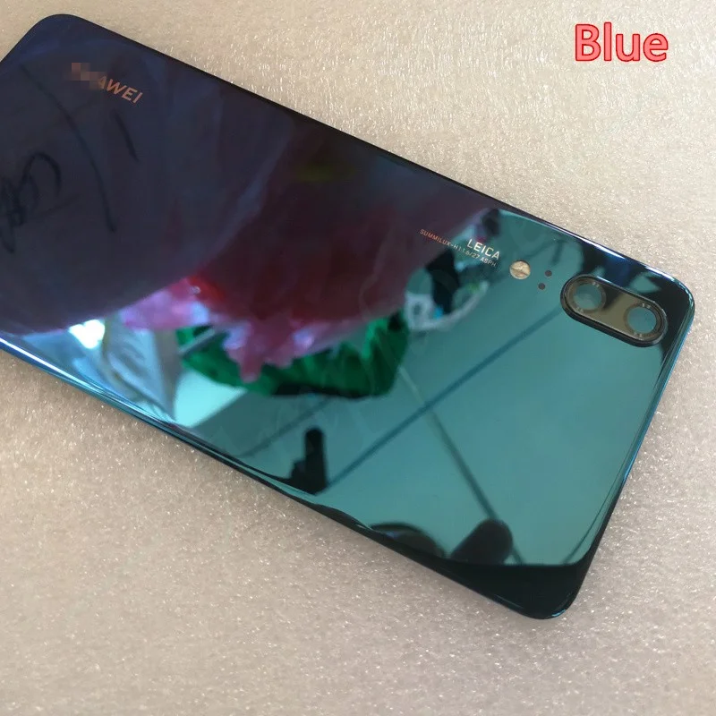 Новая задняя крышка из закаленного стекла для Huawei P20 запасные части Задняя