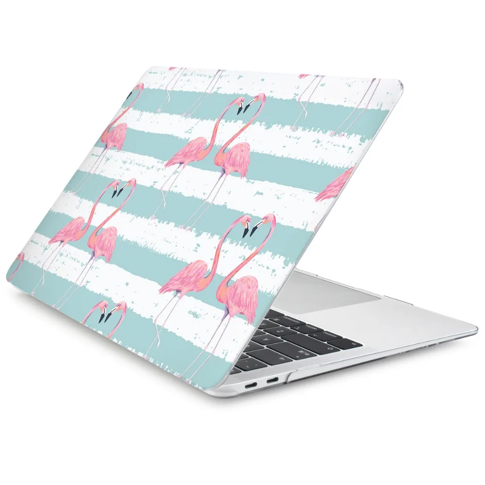 Batianda чехол с фламинго и клавиатурой для MacBook Air 13 A1932 и Pro Reitna 12 13,3 15 тонкий жесткий чехол для ноутбука
