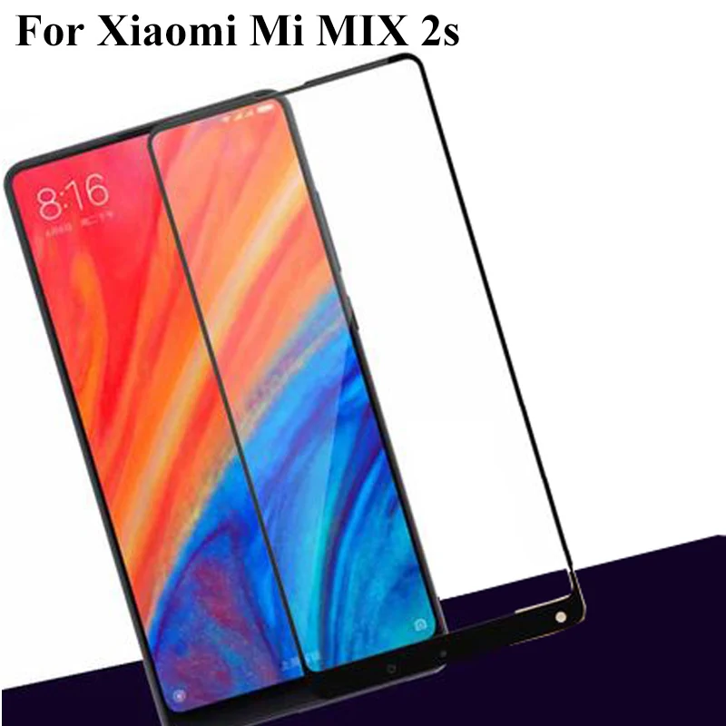 2 шт. закаленное стекло для Xiaomi Mi Mix 2s S Mimix Mimix2S полное покрытие 9H Взрывозащищенная
