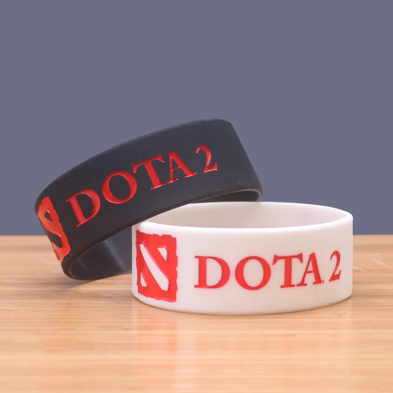 2 цвета Высокое качество DOTA широкая версия силиконовые браслеты Горячая игра
