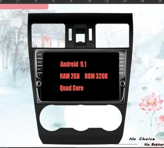 8 дюймов Android 9,1 автомобиль радио для 2012 2013 Subaru Forester gps аудио DVD мультимедийный плеер 4 Гб+ 64 ГБ - Цвет: 9.1 2G-32G 4