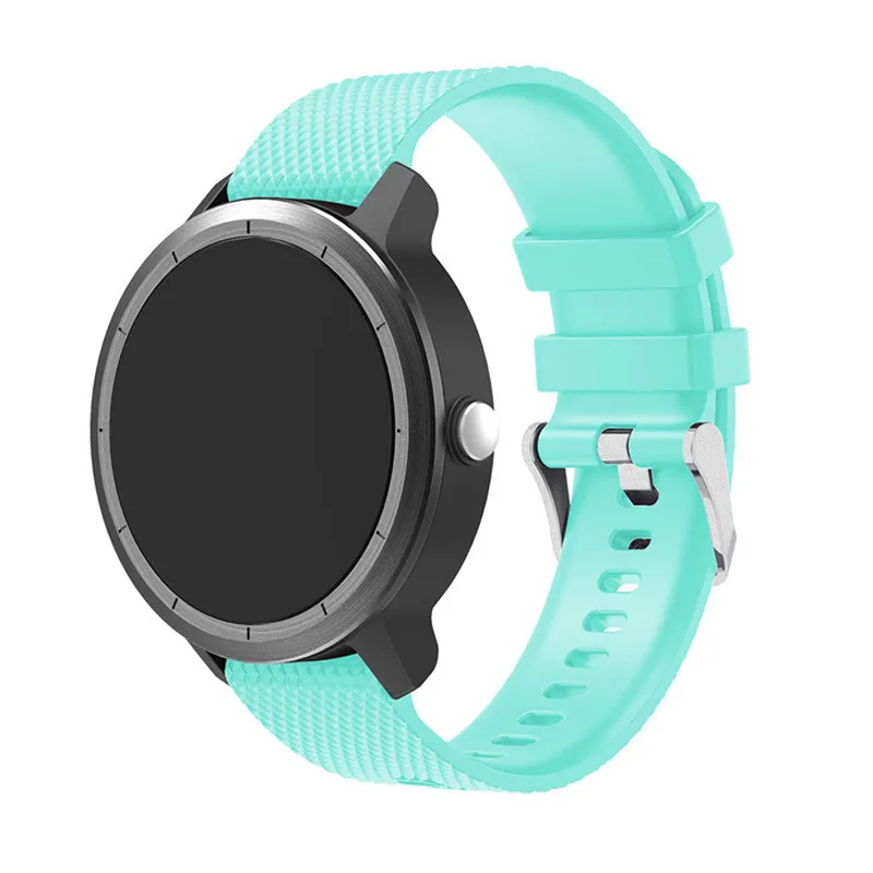 Силиконовый резиновый ремешок для наручных часов Garmin vivoactive 3 HR сменный vivoactive3