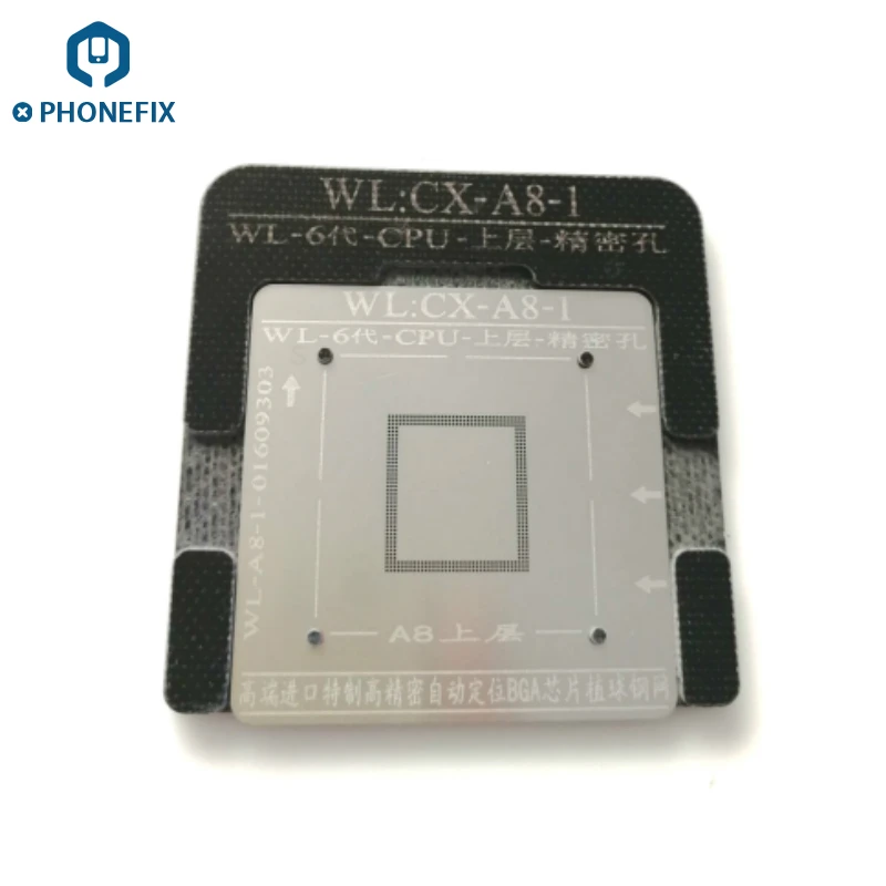 Трафарет для пайки BGA переплавкой PHONEFIX для iPhone базовой платы NAND A10 A9 A8 CPU iPhone 7 7P 6 6P 6S 6SP on.