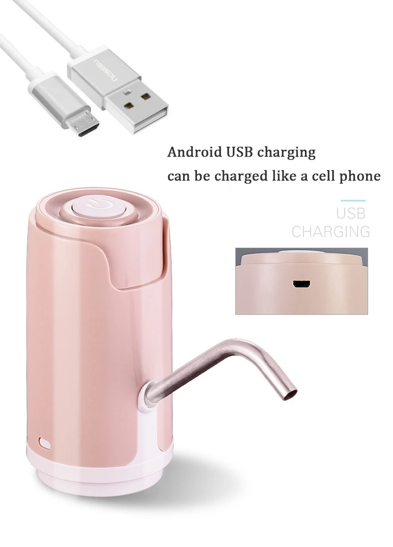 Портативный диспенсер для воды USB аккумуляторная напиток Dispensador De Agua электрико бутылка водопроводной воды насос Articulos де Cocina
