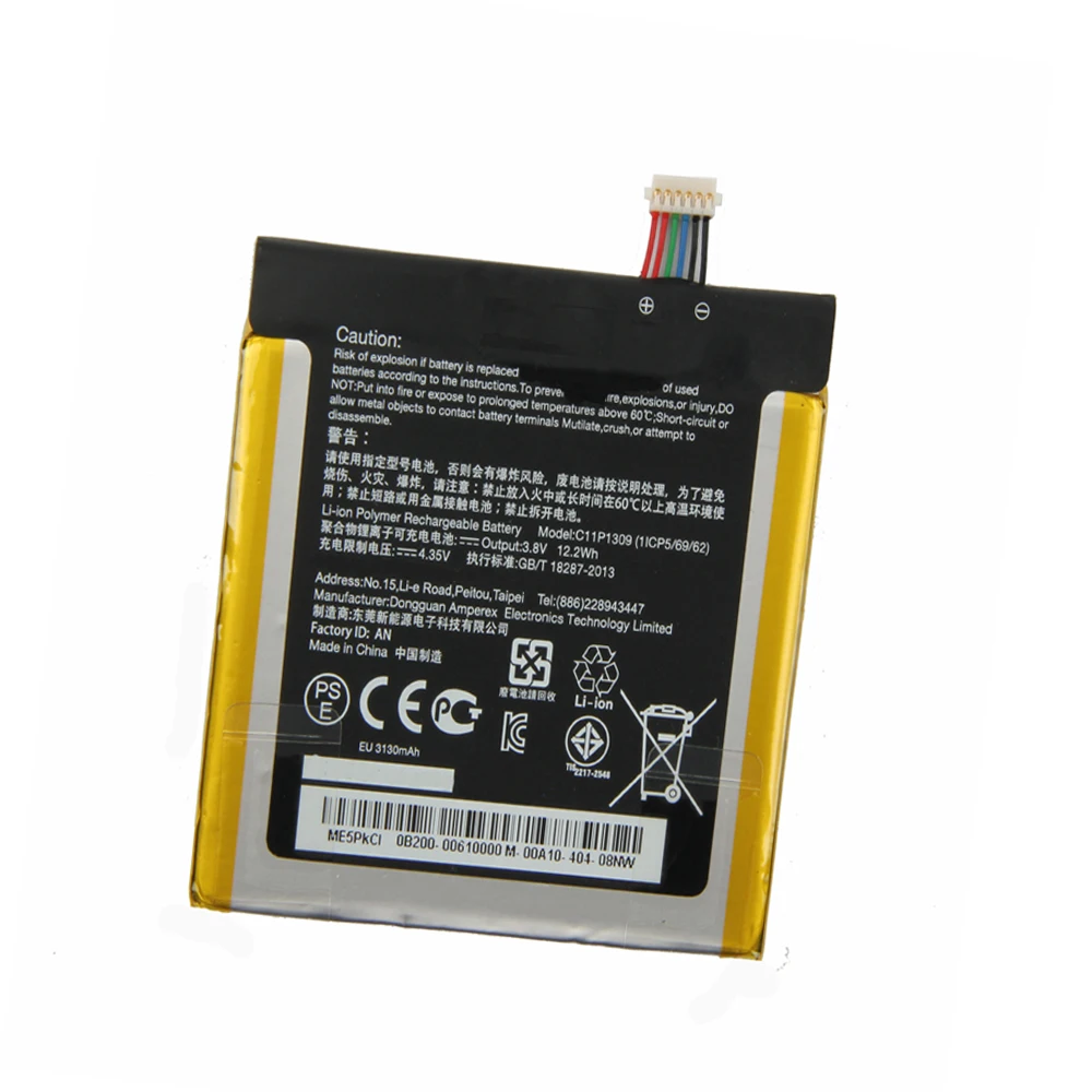 10 шт./лот 3130 мАч внутренний аккумулятор для Asus Fonepad Note FHD 6 ME560CG K00G C11P1309 запасная