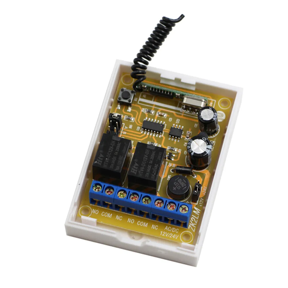 DC 12V 24V RF Беспроводная фотомагнитола 2 шт. приемник плата с передатчиком для