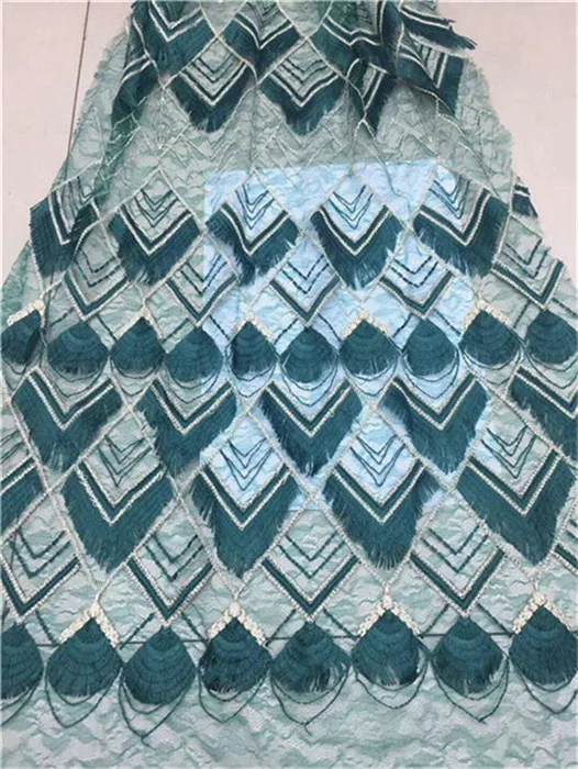 Purple fashion fringed French frill lace fabric 5 yards per piece. f4-20 | Дом и сад