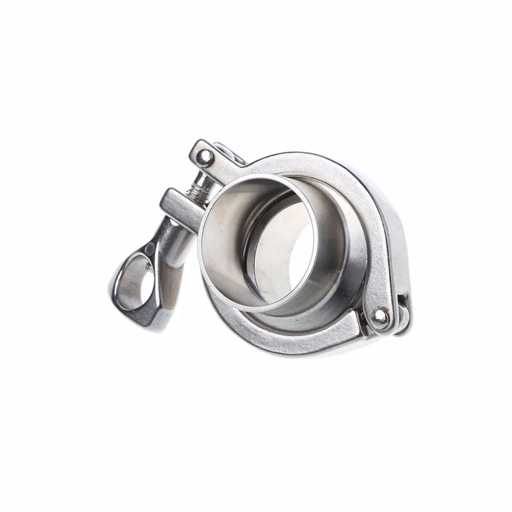 38mm 1.5&quot OD SS304 Sanitary Pipe Weld Ferrule + Tri Clamp PTFE Gasket Set 304 Stainless Steel | Обустройство дома