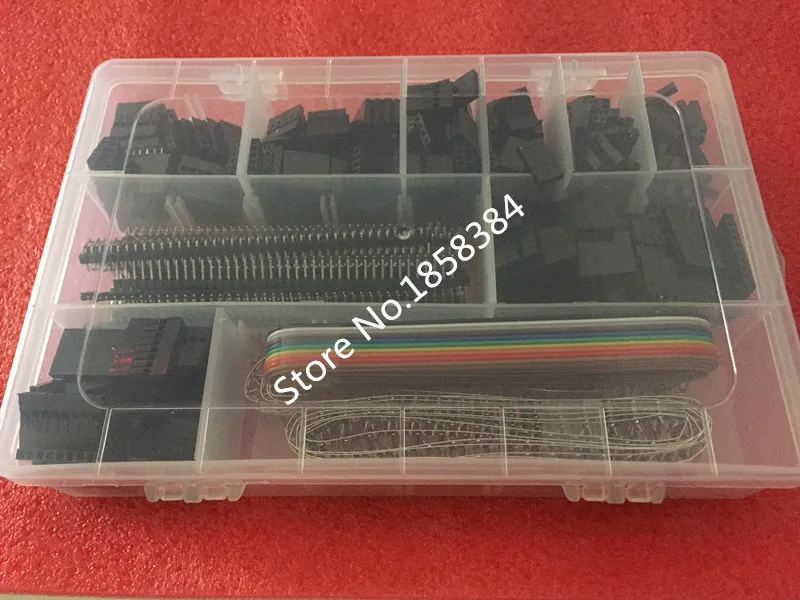 Комплект кабелей 635 шт./компл. IDC шаг JST SM 1 2 3 4 5 6 Контактный корпус разъем Dupont