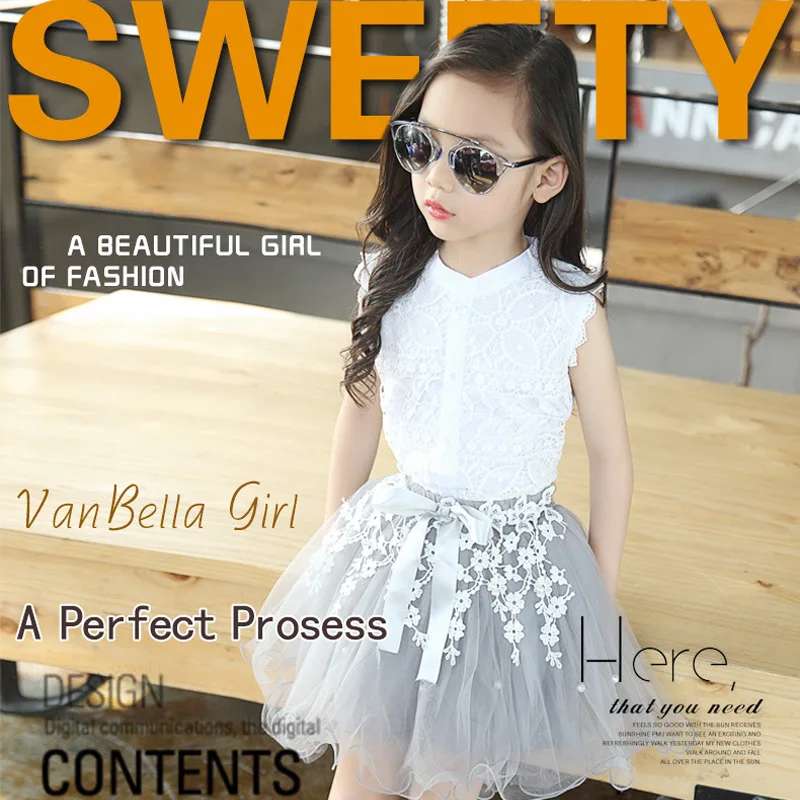 Женская одежда детские летние комплекты с юбкой пачкой 2019 эксклюзивные наряды