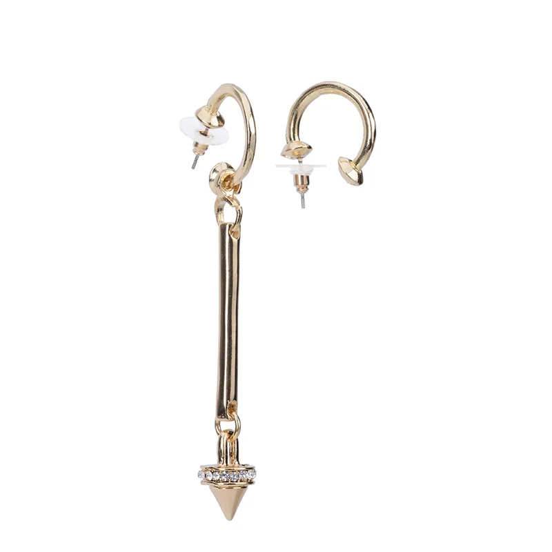 New Long ZA Unique Earing Fashion Women 2017 Big Gold Silver Metal Jewelry Vintage Stud Dangle Female Earring Pendant Accessory | Украшения