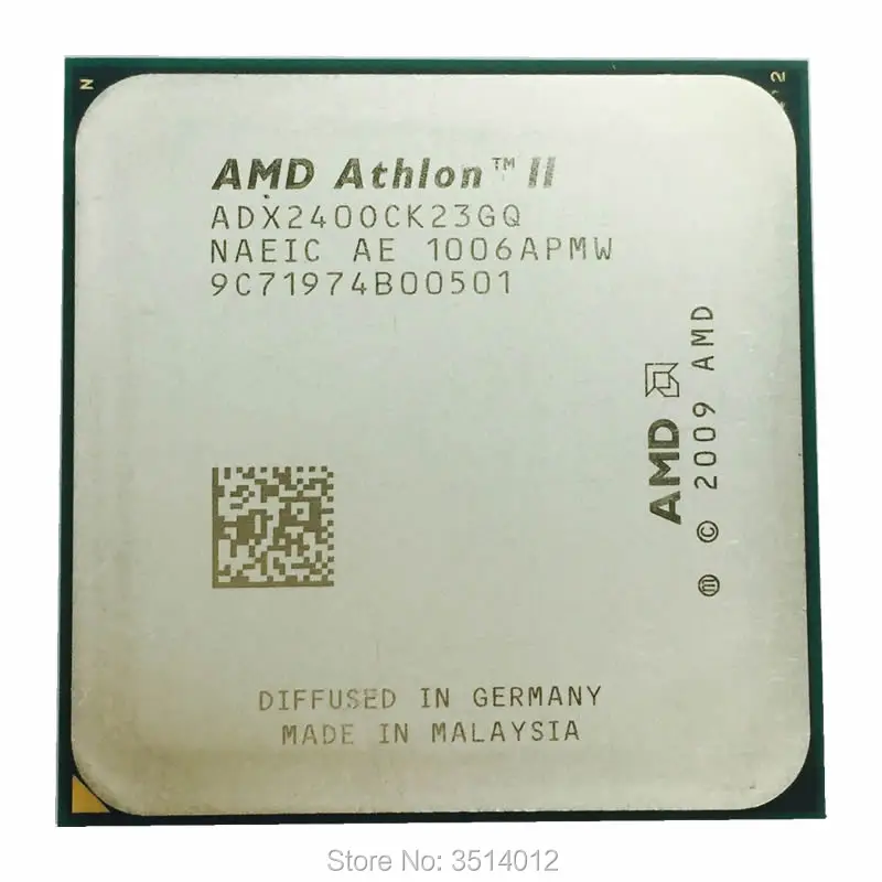 Двухъядерный процессор AMD Athlon II X2 240 2 8 ГГц adx240ok23gq/adx240ok23gm Socket AM3|socket am3|x2 240cpu processor |