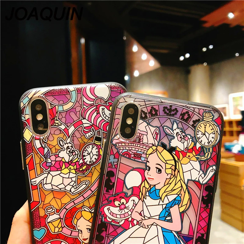 Sleeping Beauty Girls Tinkerbell Mermaid Alice Rapunzel Cartoon 3D Embossed Case For iPhone XS Max XR X 6 6S 7 8 Plus |