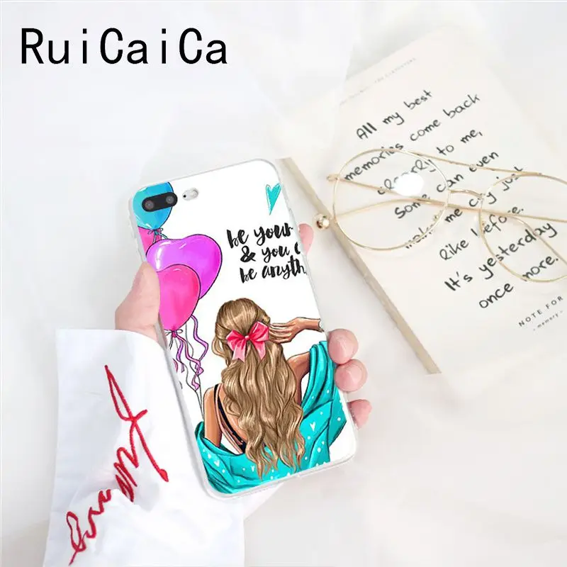 RuiCaiCa модный Рождественский чехол для телефона с изображением пончика девочек