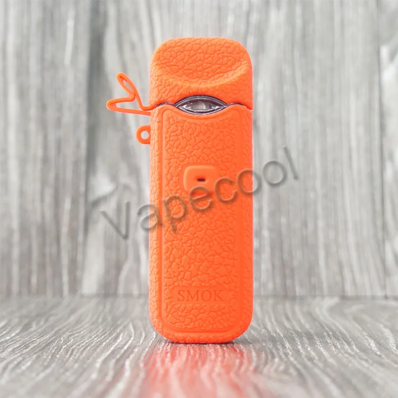Текстурированный силиконовый чехол для Smok Nord Pod Vape Kit, нескользящий защитный силиконовый чехол, гелевый Модный чехол - Цвет: Red