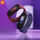 В наличии! Оригинальный Смарт-браслет Xiaomi Mi Band 4 0,95 дюймов монитор сердечного ритма 5ATM водный Bluetooth 5,0 браслет Xiaomi 4 Miband 4