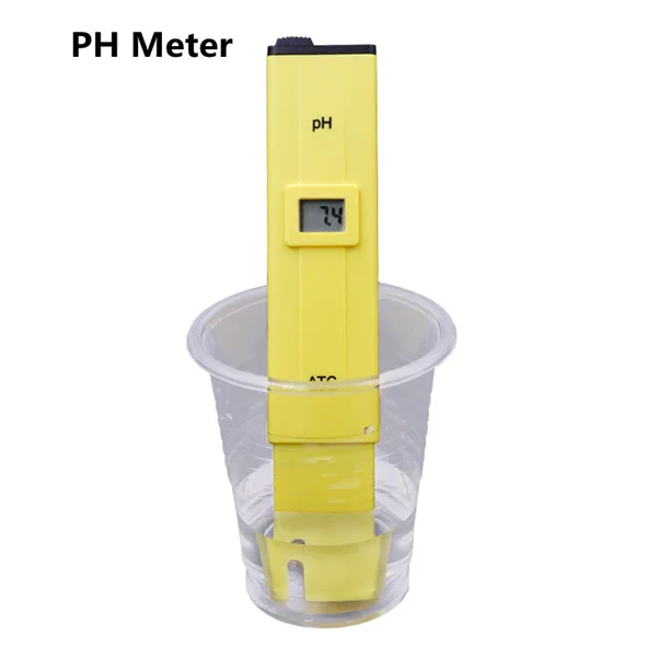 PH meter Портативный 3 в 1 TDS метров качества воды чистоты проводимости EC температура метр с подсветкой Наклонный экран Скидка 40 - Цвет: PH meter