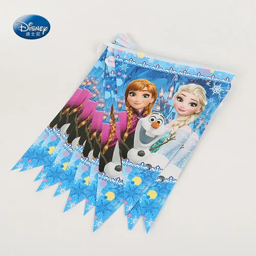 Disney Frozen Принцесса Анна Эльза дети день рождения Декоративная скатерть для вечеринки набор вечерние поставки дети для рождественских праздников вечерние поставки