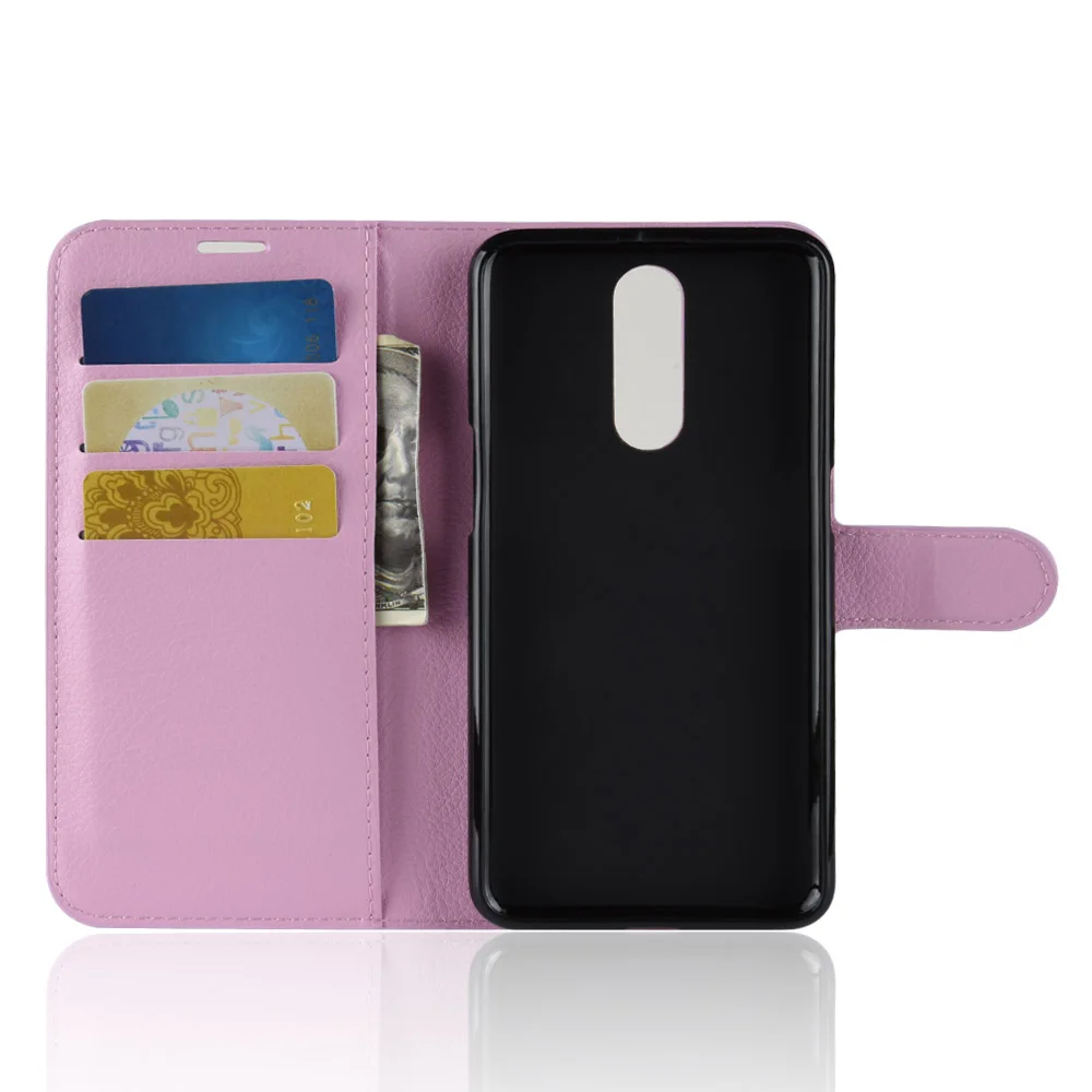 Роскошный чехол портмоне на OPPO RX17 Pro RX17Pro с откидной крышкой для задней панели из