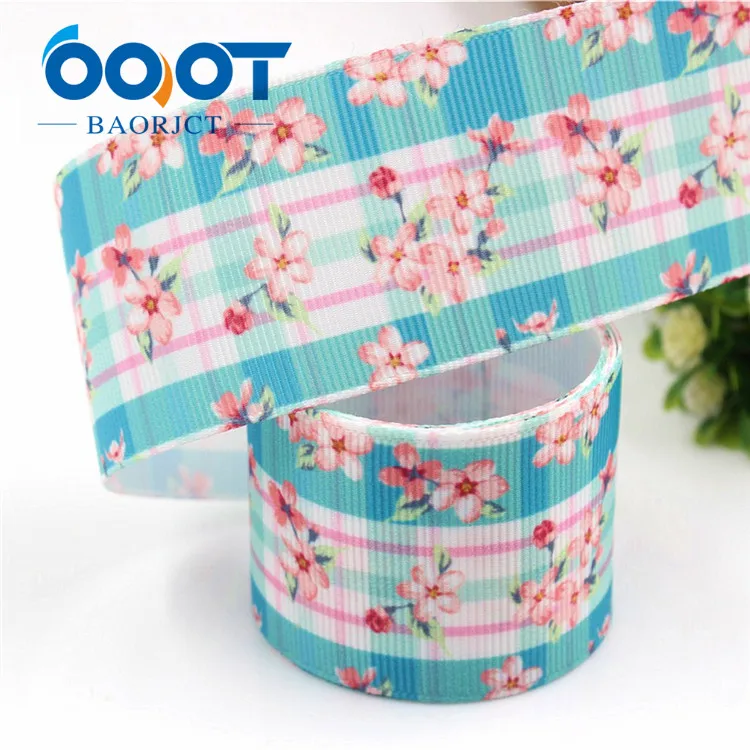 OOOT BAORJCT G-18831-1075, 38 мм, 10 ярдов мультфильм ленты термотрансферные печатные grosgrain, подарочные упаковочные материалы для ручных поделок - Цвет: G-18831-1081