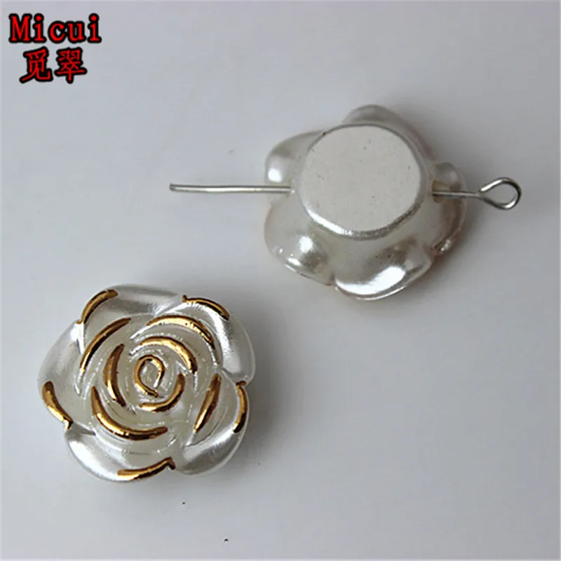 50 шт. половинные бусины из АБС-пластика с имитацией жемчуга для изготовления