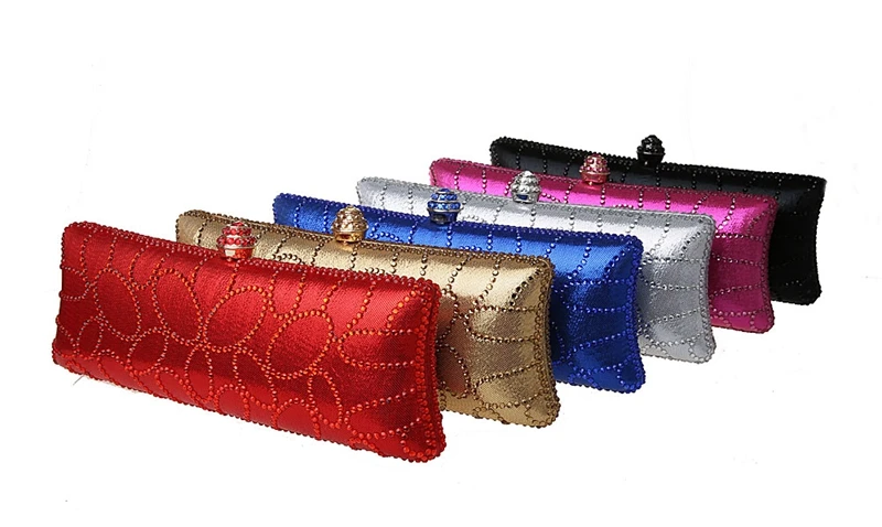 2016 благородная ярко-розовая китайская женская Свадебная вечерняя сумка-клатч