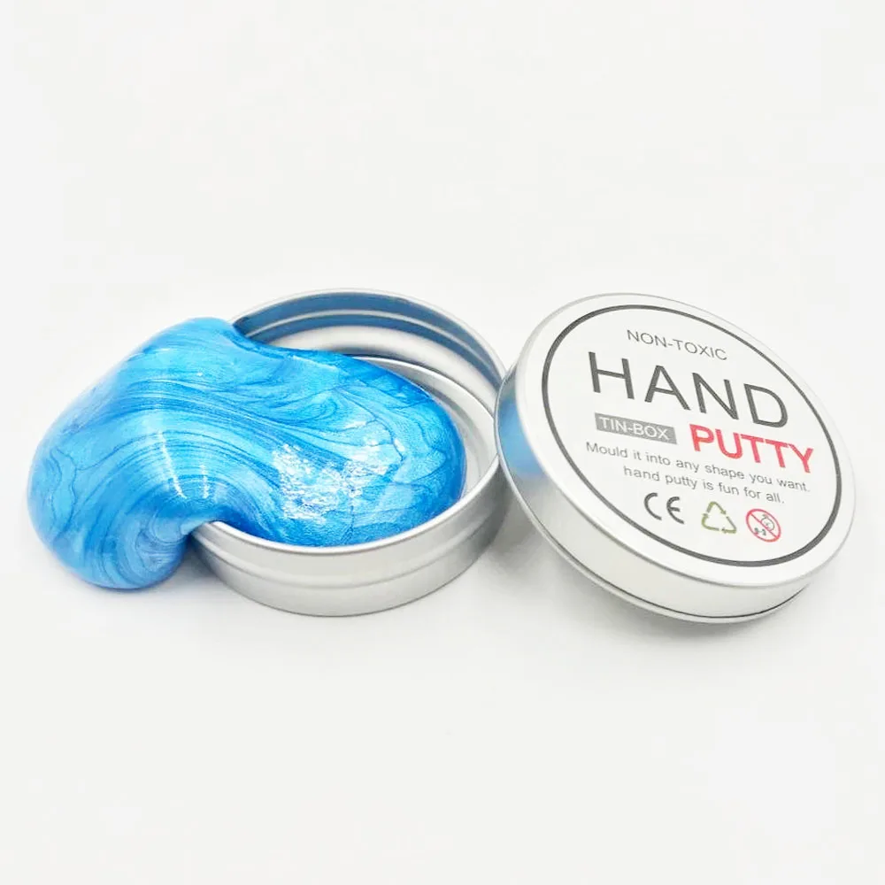 DIY HandPutty блеск слизи полимерная умная глина резиновый драгоценный камень