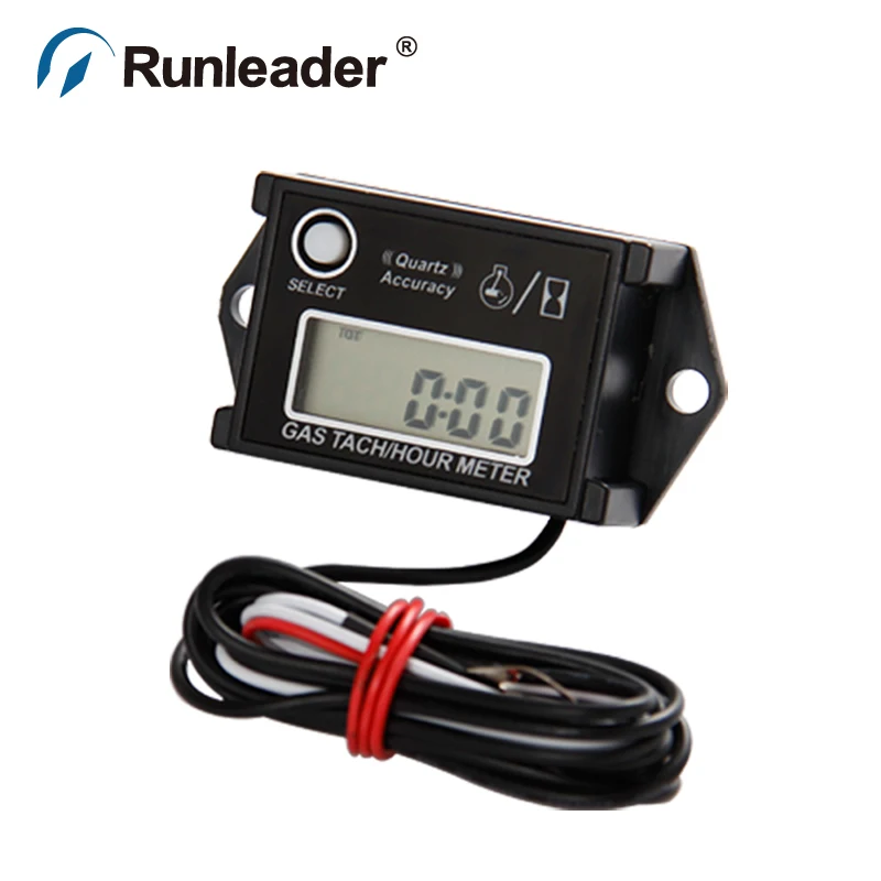 Цифровой сбрасываемый Водонепроницаемый счетчик моточасов бензин Двигатели для