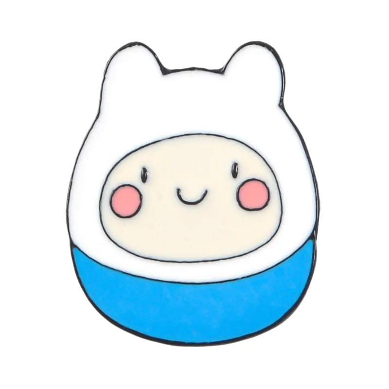 MINGQI Cartoon Adventure Time Finn and Jake Enamel brooches Button Badge pins Jewelry friend kids bag hat cloth accessories | Украшения и