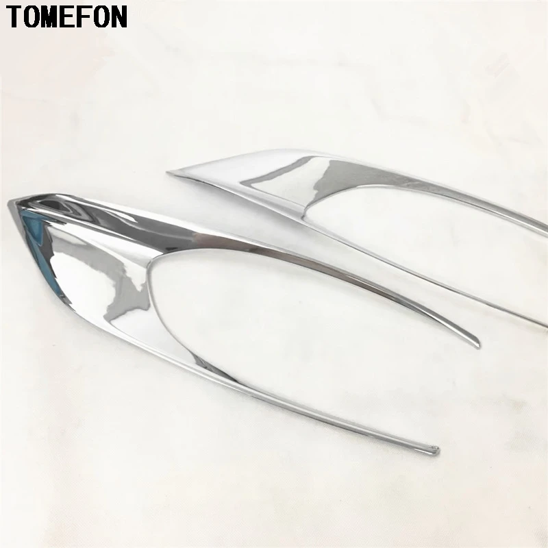 2 шт. хромированные наклейки на переднюю противотуманную фару для Peugeot 301 2017 |