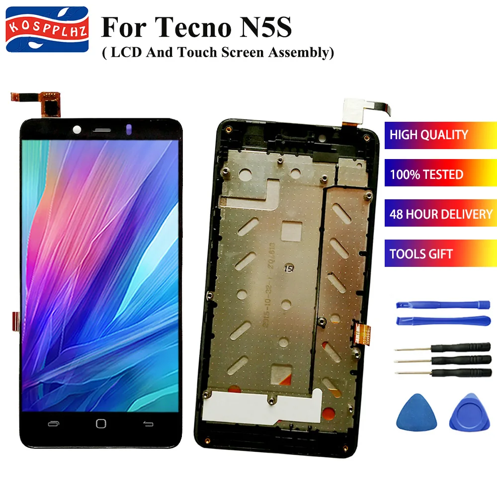 AAA + качество для Tecno N5S ЖК-дисплей с сенсорным экраном Сенсорное стекло дигитайзер