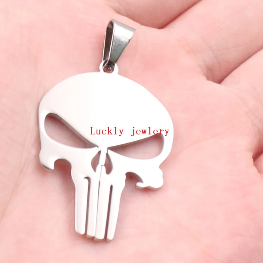 Мужская подвеска в форме черепа из нержавеющей стали|f pendant|pendant dogstainless steel skull pendant