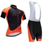 Оранжевая профессиональная веломайка 2019, комплект велосипедных шорт с гелевыми подушечками 9D, быстросохнущая Спортивная одежда для велоспорта