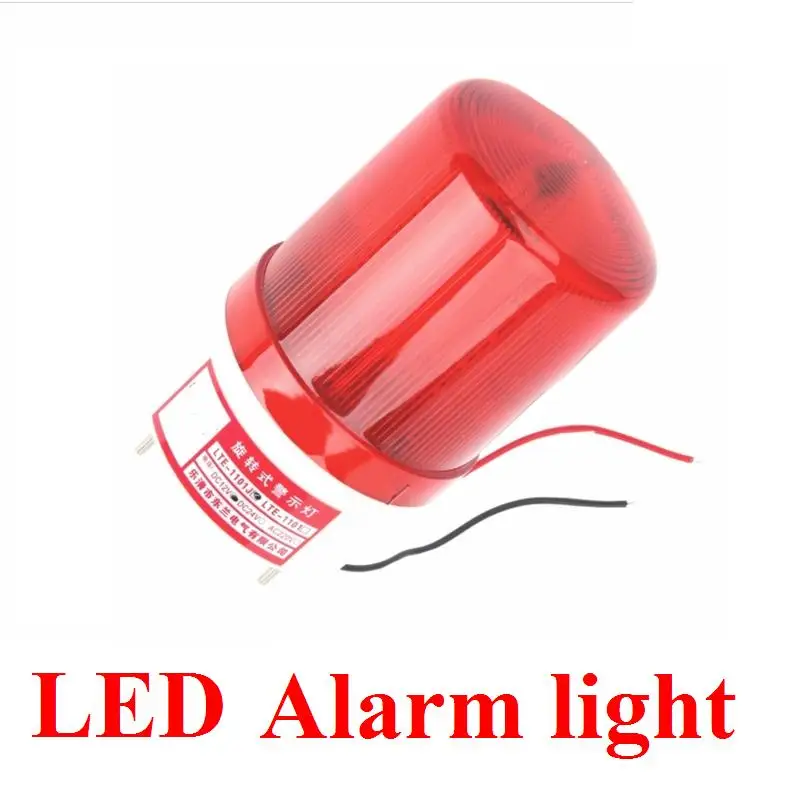 

12V/24V/110V/220V LED alarm lamp Voiced four color Rotary warning light/ strobe light/strobe lamp