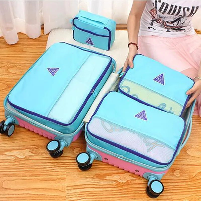 Модный Дорожный набор для хранения одежды 4 шт./лот/набор сумка домашний шкаф