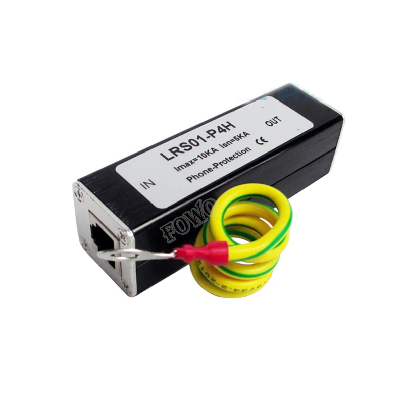 Телефонный факс Защита от перенапряжения Thunder Arrester RJ11 kl01 p4h Black limited RJ 11 ADSL|adsl| |