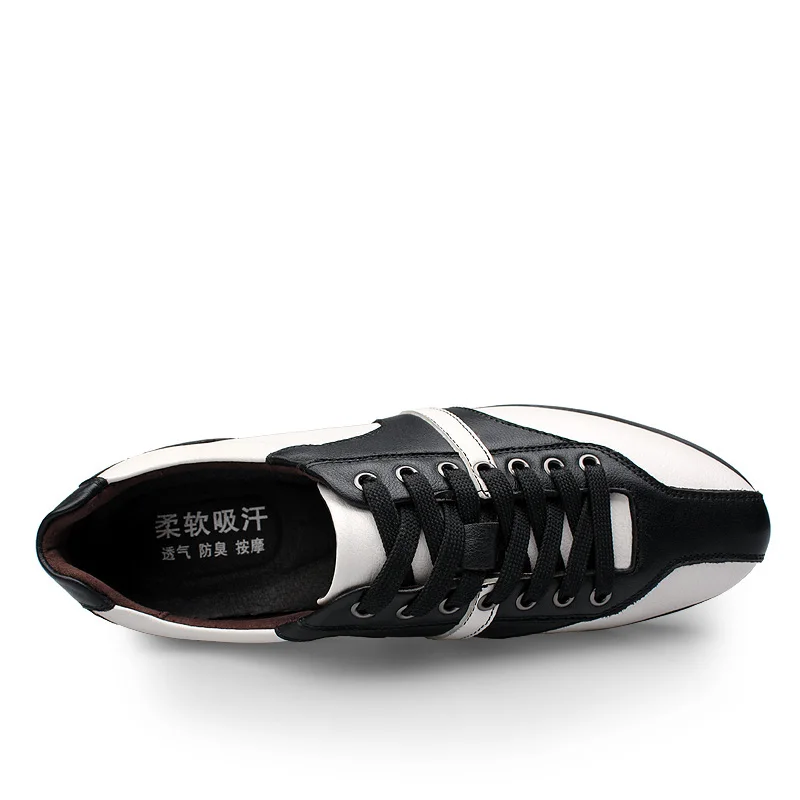 CEMAI марка Весна/Осень натуральная кожа мужская повседневная обувь Мода открытый