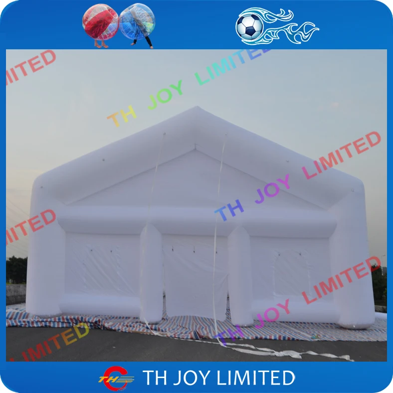 Палатка надувная белая 10x6/12x6/15x8 м | Игрушки и хобби