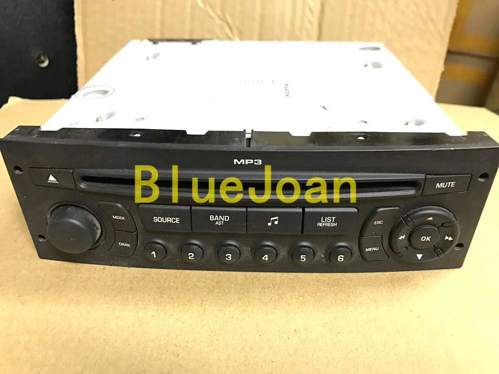 Оригинальное радио RD45 Ca r с CD USB Bluetooth для Peugeot 207 206 307 308 807 Citroen C2 C3 C4 C5 C8 (Установите VIN