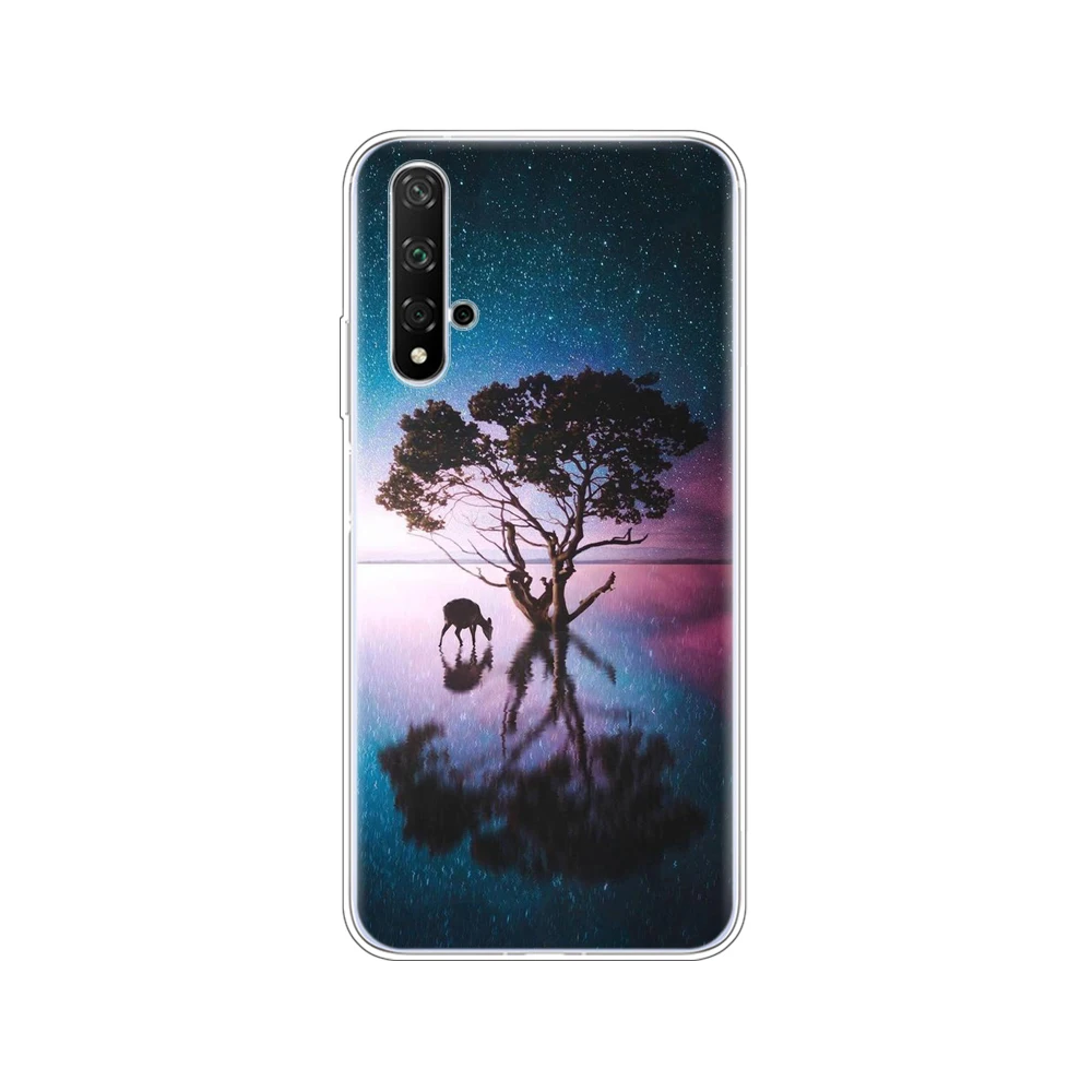 80220 Чехол для Honor 20, силиконовый чехол на заднюю панель, чехол для телефона huawei Honor 20 Pro Lite Honor20, YAL-L21, YAL-L41, мультяшная защита - Цвет: 80220