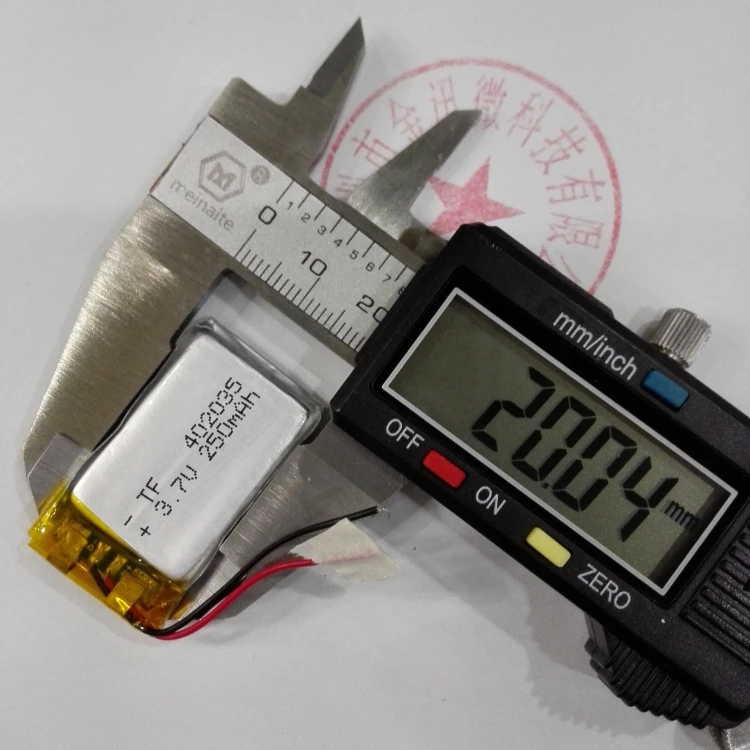 Устройство чтения точек встроенный аккумулятор 3 7 в литиевая батарея 402035