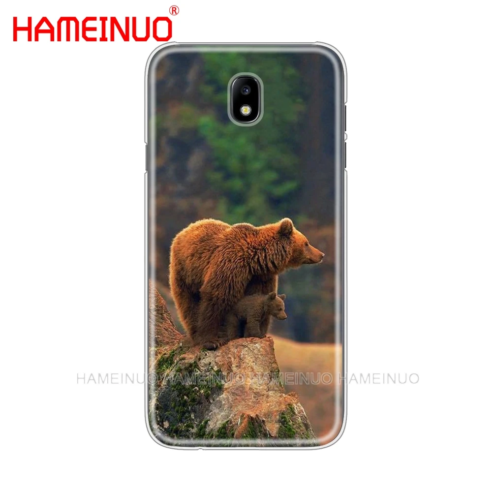 HAMEINUO одинарный Аляска коричневый медведь чехол для телефона Samsung Galaxy J3 J5 J7 2017 J527