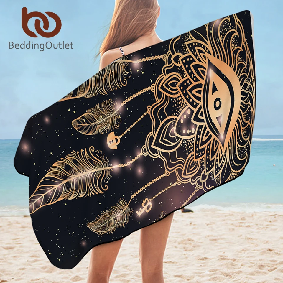 BeddingOutlet банное полотенце Ловец снов из микрофибры роскошное пляжное для