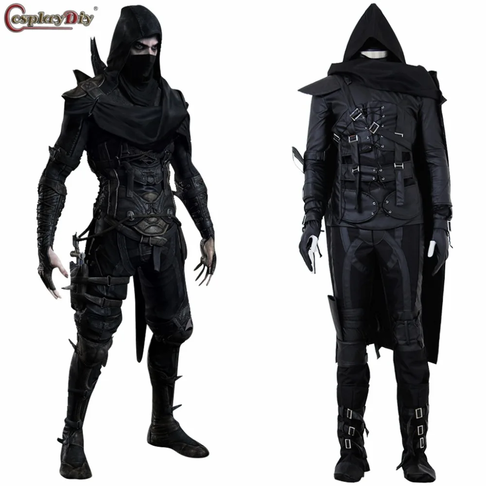 

Cosplaydiy Thief 4 Garrett Cosplay Costume For Adult Men Halloween Carnival Outfit Costumes Version 01 Custom Made D042001