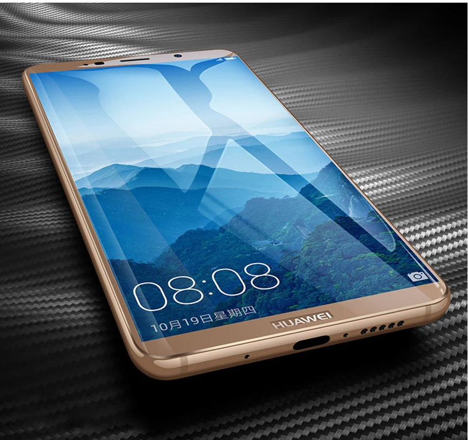 AZV 4D закаленное стекло для huawei P9 P10 Plus P10 P9 Lite Защита экрана для huawei mate 8 9 10 10 PRO 10 Lite защитная пленка