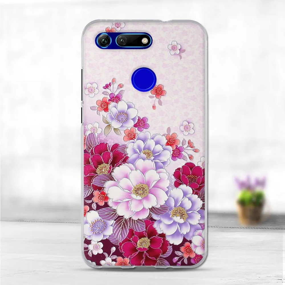 7 Чехол для Honor V20, чехол для huawei Honor View 20, мягкий силиконовый чехол, TPU, задняя крышка для huawei Honor V20, защитный чехол для телефона, Funda - Цвет: 7