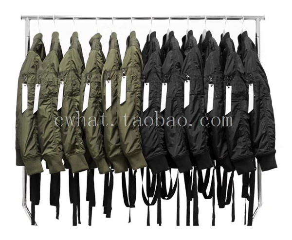 2016 горячая мужская куртки большого взрыва kpop страх божий канье уэст зима одежда черный армия зеленый