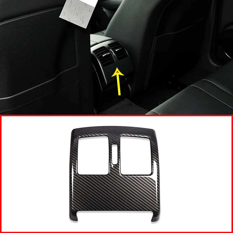 Выхлопной трубы из углеродного волокна для Mercedes Benz C Class W204 2008-2013 АБС-пластик