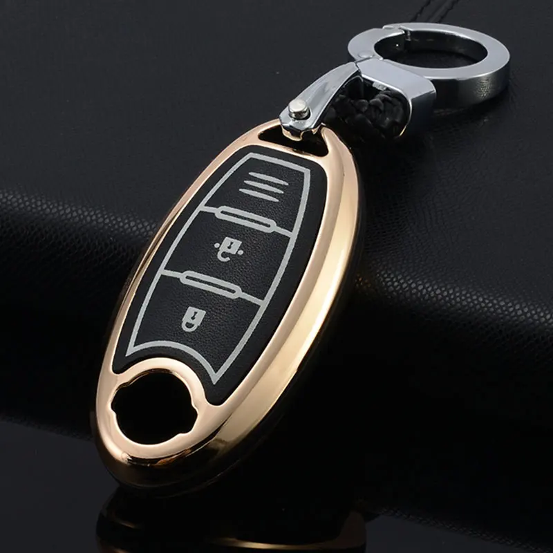 Цинковый сплав брелок чехол ключ чехол для Nissan Versa Maxima Altima Rogue Armada Sentra Мурано для Infiniti FX35 QX60 Smart